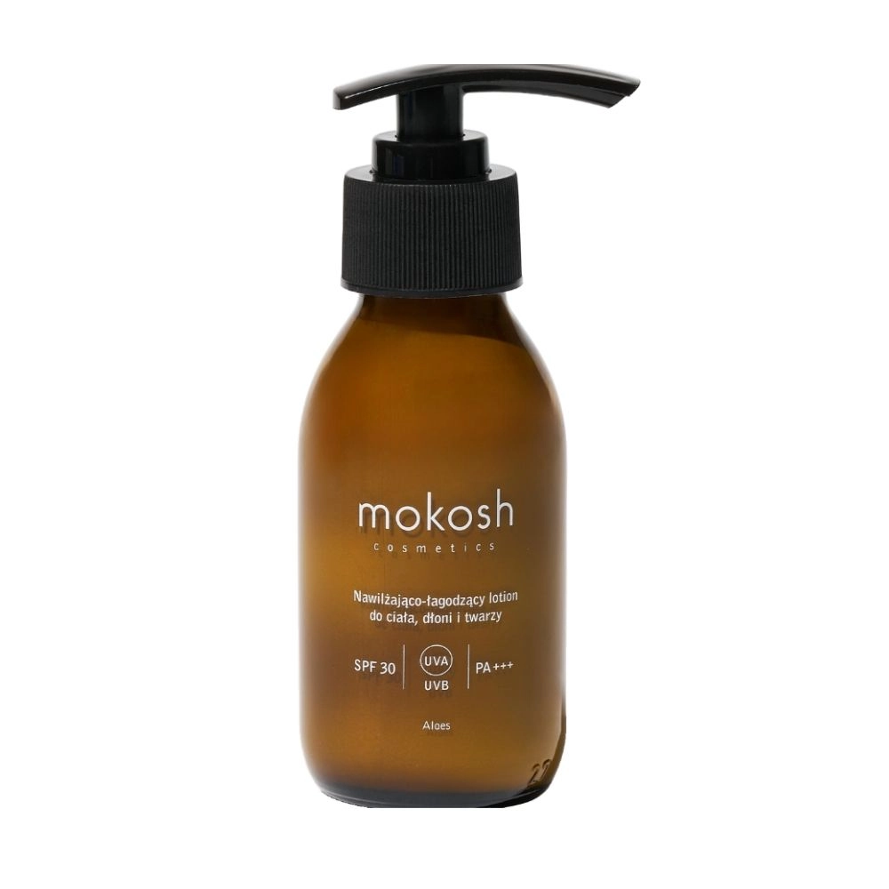 Lotion nawilżająco - łagodzący do ciała, dłoni i twarzy  SPF 30 UVA | UVB | PA+++ | Mokosh
